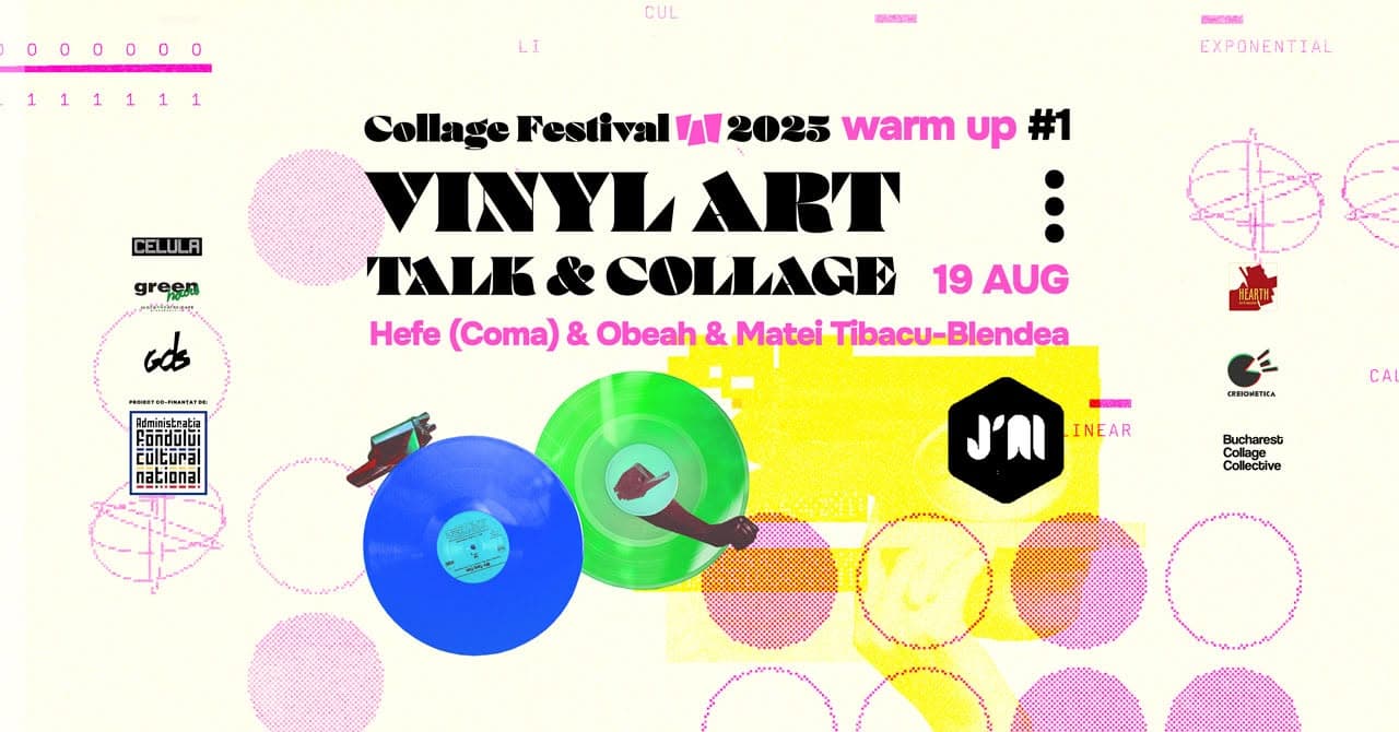 Collage Festival Warm-up #1 | Vinyl Art Talk & Collages
